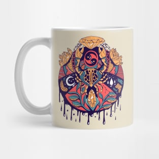 Retro Triad Mystic Cancer Zodiac Mug